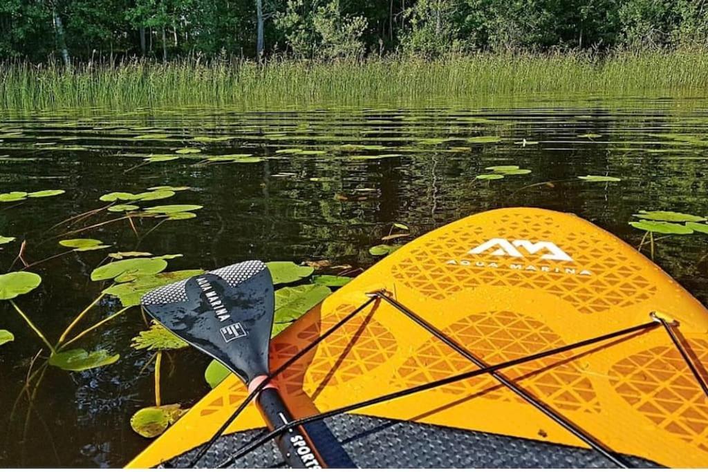 Egen Stuga Och Vedeldad Bastu Linghed Extérieur photo